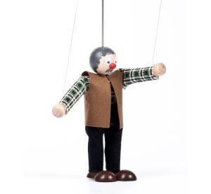 Gerlich Wooden puppet Grandpa Lojza